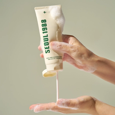 K-SECRET - SEOUL 1988 Cleansing Foam : Pine Cica 1% + Probiotics - Čisticí pěna na obličej - 150 ml