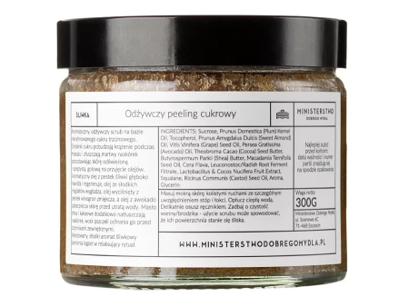 Ministerstwo Dobrego Mydła - Tělový cukrový peeling - švestka - 300 g