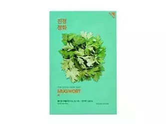 Holika Holika - Pure Essence Mask Sheet Mugwort - Zklidňující plátýnková maska s extraktem z pelyňku - 23 ml