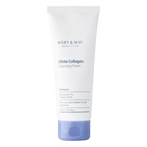 Mary&May - White Collagen Cleansing Foam - Čistící kolagenová pěna - 150 ml