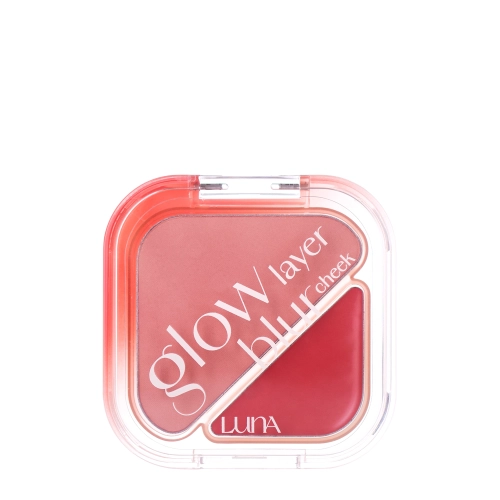 LUNA - Glow Layer Blur Cheek - Duo tvářenka - 05 Sleepy Pink - 8,5 g