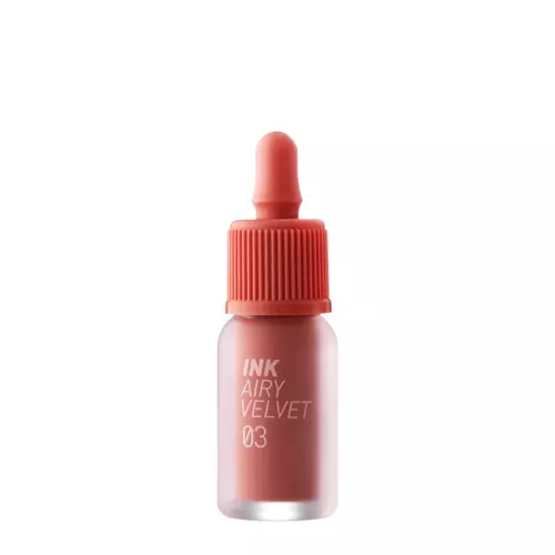 Peripera - Ink Airy Velvet - 003 Cartoon Coral - Matný tint na rty - 4 g