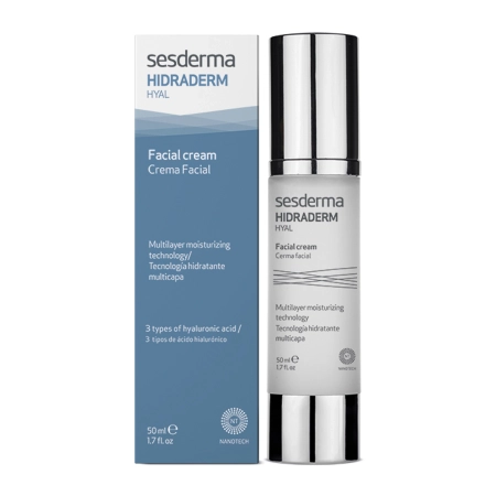 sesderma - Hidraderm Hyal Moisturizing Facial Cream - Lehký hydratační krém na obličej - 50 ml