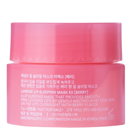 Laneige - Lip Sleeping Mask EX - Berry - Intenzivně regenerační maska - 3 g