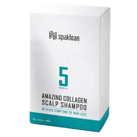 Spaklean - Amazing Collagen Scalp Shampoo - Šampon na vlasy s kolagenem - 10x10ml