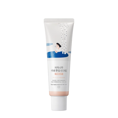 Round Lab - Birch Moisture Tone-Up Sunscreen - Tónovací opalovací krém - 50 ml