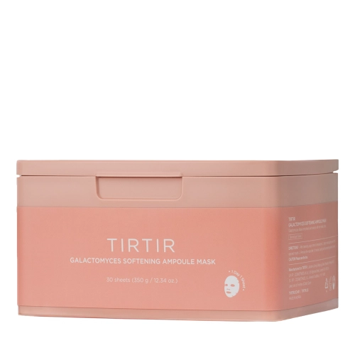 TIRTIR - Galactomyces Softening Ampoule Mask - Sada rozjasňovacích pleťových masek - 30 ks / 350g