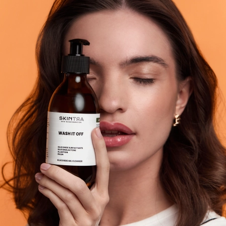 SkinTra - Wash It Off - Glukosidový čisticí gel - 200 ml
