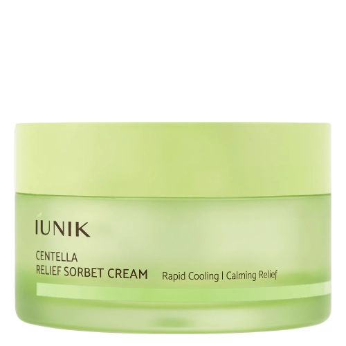 iUNIK - Centella Relief Sorbet Cream - Hydratační krém na obličej s pupečníkem asijským - 50 ml