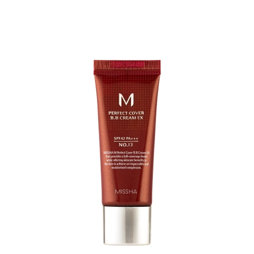 Missha - M Perfect Cover BB Cream SPF42/PA+++ - No.13 Bright Beige - Krycí BB krém s UV filtrem - 20 ml
