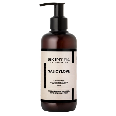 SkinTra - Salicylove - Čisticí gel na obličej a tělo s kyselinou salicylovou - 250 ml 