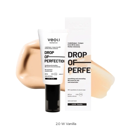 Veoli Botanica - Drop Of Perfection - 2.0 W - Vanilla - Vyhlazující a krycí BB krém - 30 ml