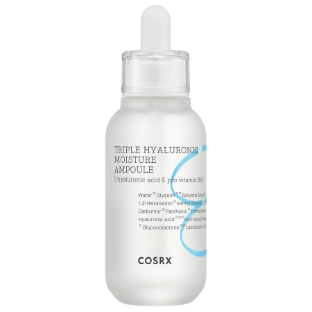 COSRX - Hydrium Triple Hyaluronic Ampoule - Hydratační pleťová ampule s kyselinou hyaluronovou - 40 ml