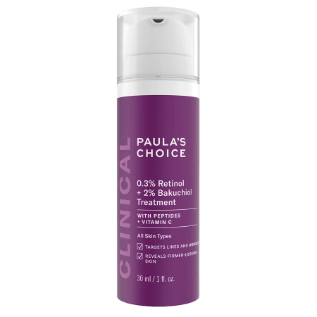 Paula's Choice - Clinical - 0,3 % Retinol + 2 % Bakuchiol Treatment - Pleťové sérum s 0,3 % Retinola 2 % Bakuchiol- 30 ml