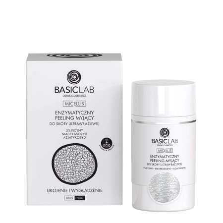 BasicLab - Micellis - Enzymatický čisticí peeling pro velmi citlivou pleť - 35 g