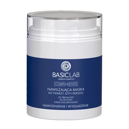 BasicLab - Complementis Hydratační maska na obličej, krk a dekolt - 50 ml
