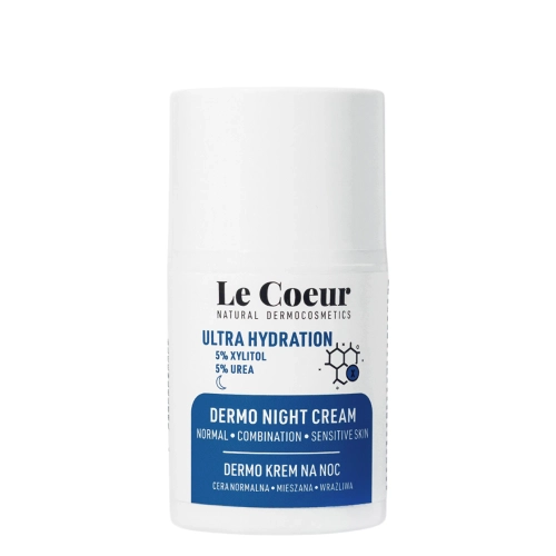 Le Coeur - Ultra Hydration - Ultrahydratační dermo krém na obličej na noc - 50 ml