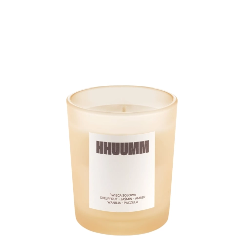 HHUUMM - Sójová svíčka - Grapefruit, Jasmín, Ambra, Vanilka, Pačuli - 70 g