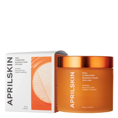 Aprilskin - Carrotene Clarifying Vita Pads - Čisticí tampony s karotenem - 135 g