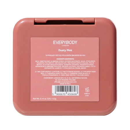 Everybody London - Zapečená tvářenka - Dusty Pink - 4,2 g