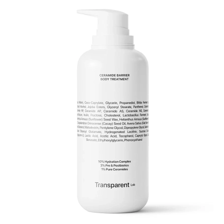 Transparent Lab - Ceramide Barrier Body Treatment - Tělové mléko s ceramidy - 400 ml