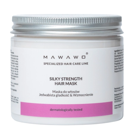 Mawawo - Silky Strenght Hair Mask - Hedvábně hladká maska na vlasy Hladkost & Posílení - 200 ml