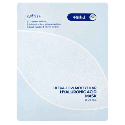 Isntree - A-Low Molecular Hyaluronic Acid Mask - Intenzivně hydratační plátýnková maska - 1 ks/25 g