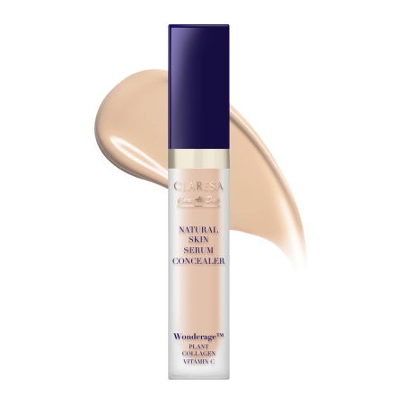 Claresa - Natural Skin Serum Concealer - Korektor- sérum s přirozeným finišem - 1W Light Warm - 7 ml