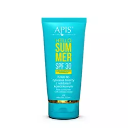 Apis - Hello Summer - SPF30 Waterproof - Face Sunscreen with Cellular Nectar - SPF krém s kmenovými buňkami - 50 ml