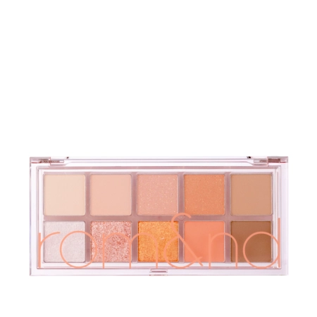 Rom&nd - Better Than Palette - 08 Peach Dahlia Garden - Paleta očních stínů - 8,1 g