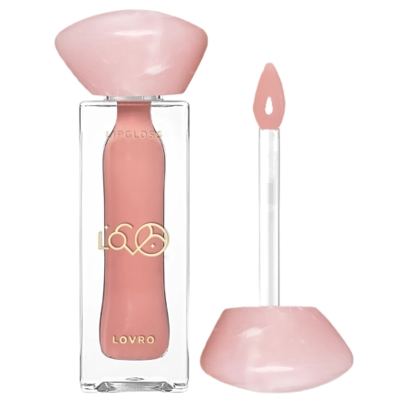 LOVRO - Bloomlight Lipgloss - Lesk na rty opticky zvětšující rty s chladivým efektem - 04 Nude Muse - 5,5 g