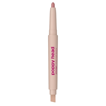 Poppy Head - Smudgic Velvet Matt Lipstick - Matná rtěnka v tužce - 04 Bare Illusion - 0,85 g