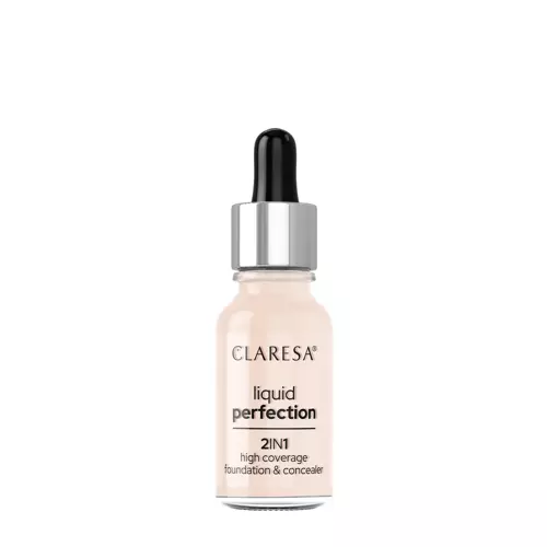 Claresa - Liquid Perfection - Korektor a krycí make-up 2v1 - 101 Light - 18 g
