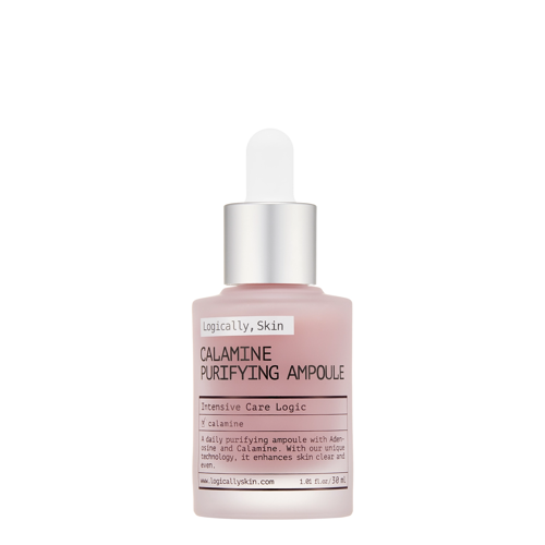 Logically, Skin - Calamine Purifying Ampoule - Zklidňující pleťová ampule s kalaminem - 30 ml