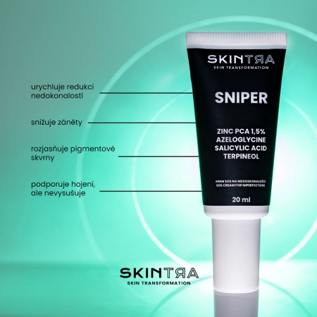 SkinTra - Sniper - Krém na nedokonalosti - 20 ml 