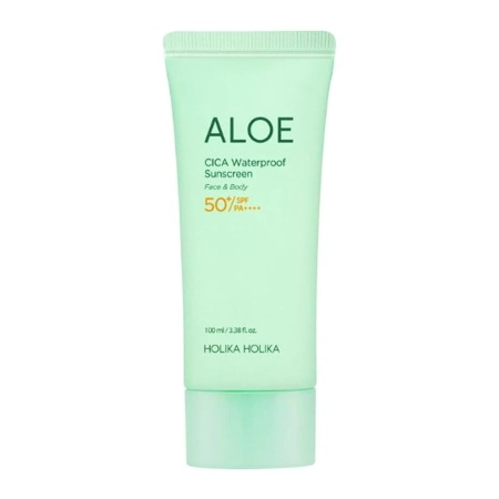 Holika Holika - Aloe Cica Waterproof Sunscreen SPF50+/PA++++ - Zklidňující krém na opalování - 100 ml