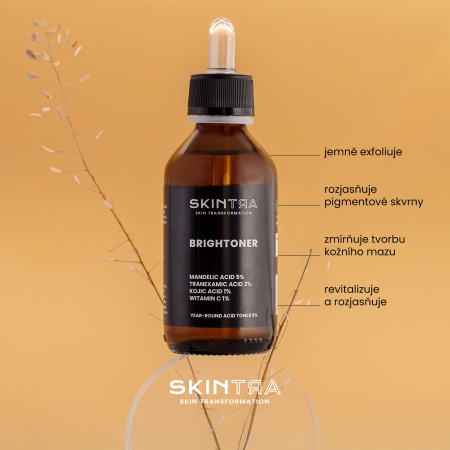 SkinTra - Brightoner - Celoroční kyselinové tonikum 9% - 100 ml
