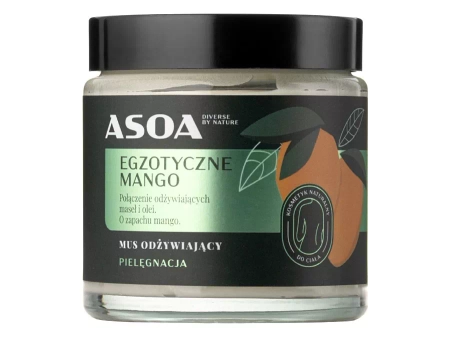 Asoa - Vyživující tělové máslo - Exotické mango a bambucké máslo - 120 ml