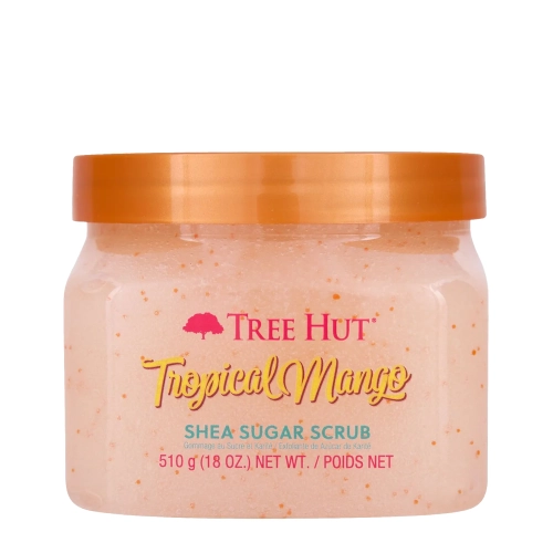 Tree Hut - Shea Sugar Scrub Tropical Mango - Tělový cukrový peeling s mangem - 510 g