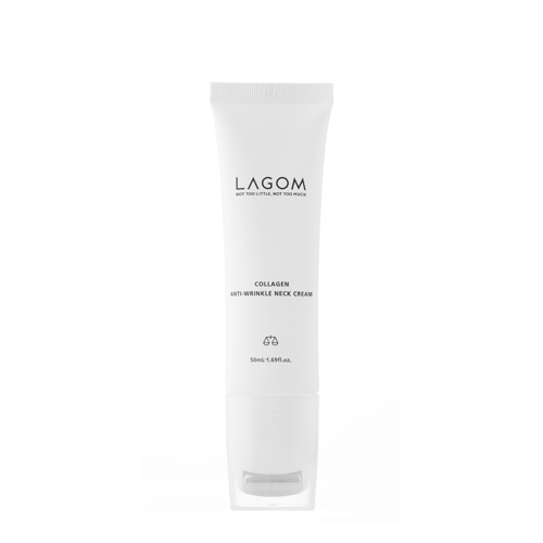 Lagom - Collagen Anti-Wrinkle Neck Cream - Zpevňující krém na krk a dekolt - 50 ml