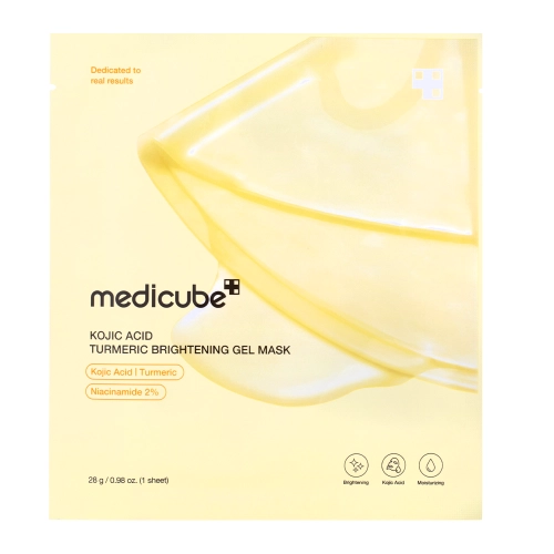 Medicube - Medicube Kojic Acid Turmeric Brightening Gel Mask - Rozjasňující maska s kyselinou kojovou - 1ks/28g