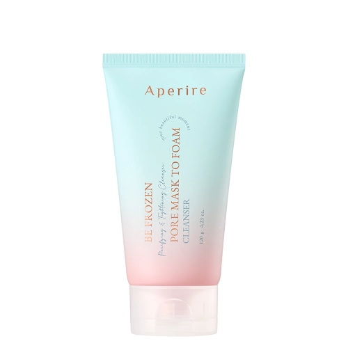 Aperire - Be Frozen Pore Mask To Foam Cleanser - Maska a pěna na čištění obličeje 2v1 - 120 g