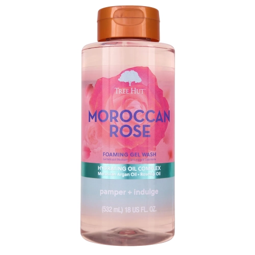 Tree Hut - Foaming Gel Wash Moroccan Rose - Pěnivý mycí gel Moroccan Rose - 532 ml