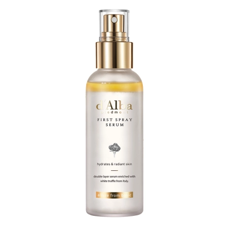 d'Alba - White Truffle First Spray Serum - Rozjasňující a hydratační pleťové sérum ve spreji - 100 ml