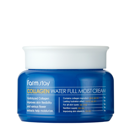Farmstay - Collagen Water Full Moist Cream - Hydratační pleťový krém s kolagenem - 100 g