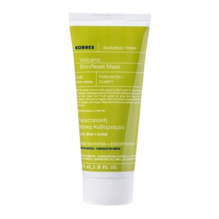 Korres - Santorini Grape Volcanic SkinReset Mask - Čisticí pleťová maska - 70 ml