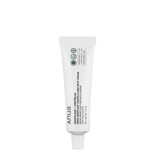 Anua - Heartleaf Centella Red Spot Cream - Zklidňující krém na problematickou pleť - 30 g