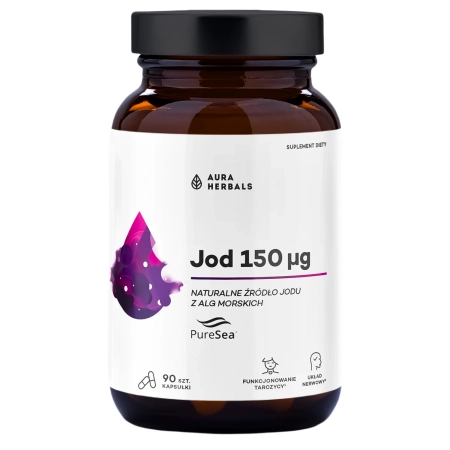 Aura Herbals - PureSea - Jód 150 μg - Kapsle - 90 ks