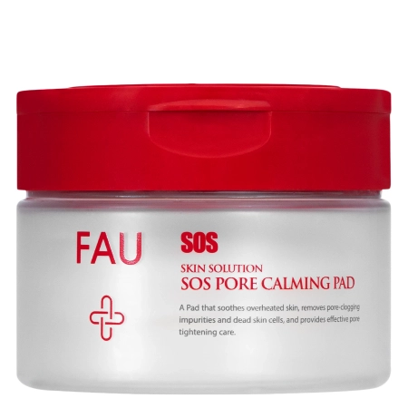 FAU - Skin Solution SOS Pore Calming Pad - Zklidňující tamponky na obličej - 70 ks/175 ml