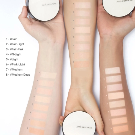 Jung Saem Mool - Essential Skin Nuder Cushion - Make-up v polštářku - N Light - 14 g